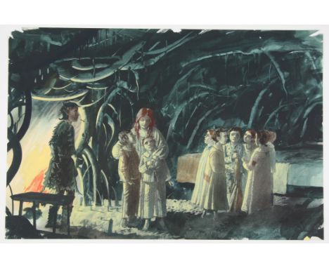 Jackanory, Peter Pan, ill.Paul Birkbeck 1939-2019, written by J M Barrie,  read by Jan Francis, Peter Pan and Wendy with some