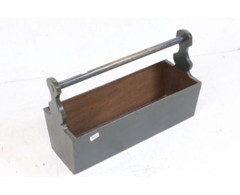 Vintage painted work trug 