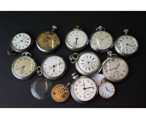 A collection of vintage pocket watches to include Smiths and Ingersoll examples. 