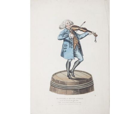 DEL VECCHIOMr Connor as Doctor O’Toole Hand coloured aquatint, 340 x 230mmPublished by Del Vecchio. 4 Haymarket, London; 26 W