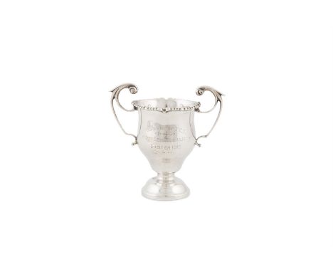 1916 Defence of Trinity College silver presentation cup awarded to Private Garnet Douglas King, issued by West & Son, Dublin 