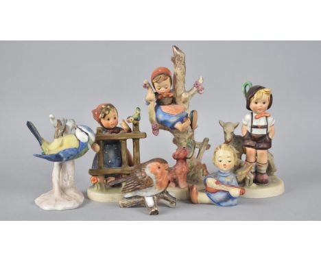 A Collection of Six Goebel Ornaments 