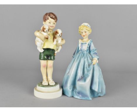 Two Royal Worcester Figures, All Mine 3519 and Grandmother's Dress 3061 