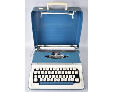A Vintage Cased Manual Imperial Typewriter No 201 