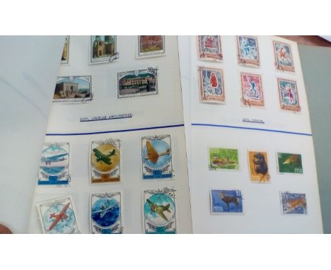 Six Homemade Stamp Albums containing Russian (5) and Mongolian (1) Stamps, primarily used from Early 1858 to 1983. Superb Sor