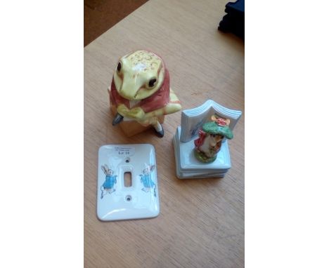 Ceramic Wedgewood Light Switch together with Two others
