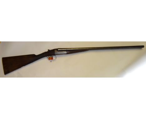 *A DB 12 bore x 2½” Westley Richards &amp; Co top lever hammerless boxlock ejector shotgun, number 0.1586, believed to date f
