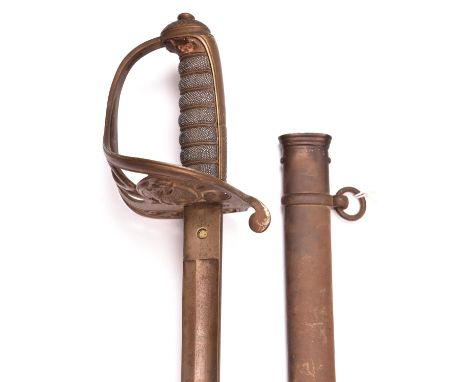 A Mexican Infantry officer’s sword, similar to the British 1822 pattern, blade 32”, by “Joseph Starkey &amp; Co, Conduit St, 