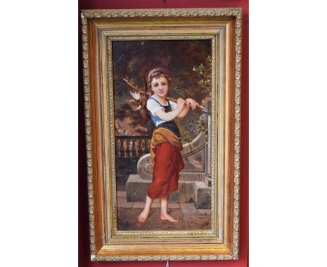 French School (late 19th/early 20th century)A Good Catchindistinctly signed, oil on mahogany panel, 33cm x 17cm 
