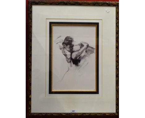 Fletcher Sibthorp (b. 1967), by and after, Flamenco Dance, signed and numbered 138/195 in pencil by the artist, monochrome gi