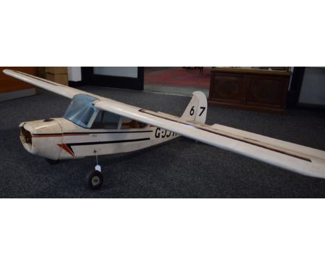 A large scratch-built part model aeroplane, 266cm wingspan
