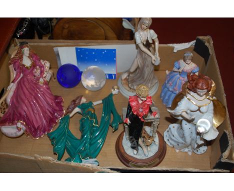 Assorted modern ceramic figures to include; Wedgwood 