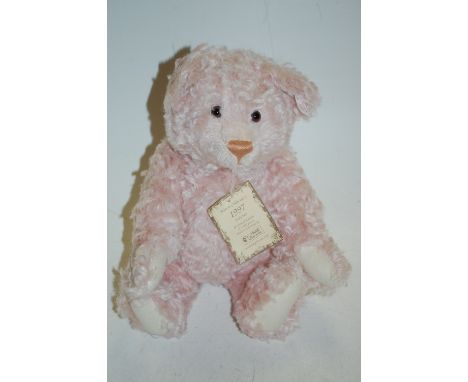 Steiff, No.654480, 1997 teddybear entitled Rose 38, limited edition of 3000, pink mohair body, with certificate and sliding a