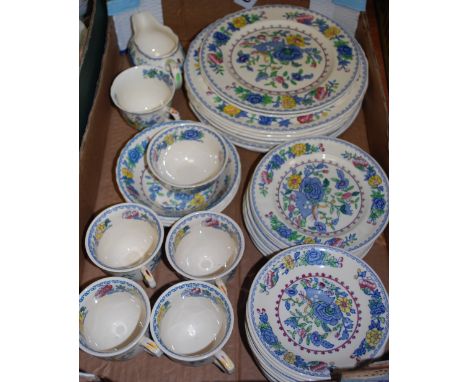 A Masons ironstone Regency pattern part dinner and tea service  Condition Report / Extra Information Poor repair to chip on t