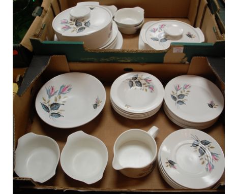 Two boxes of J&G Meakin table china