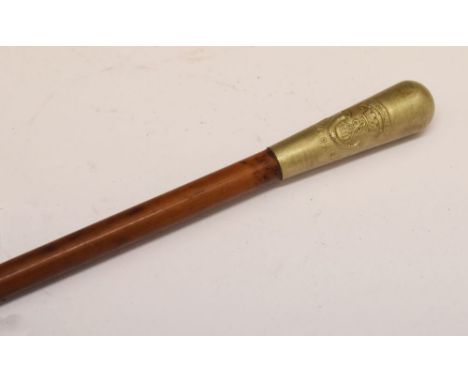 Fourth Battalion Prince Albert's Somerset Light Infantry (P.A.S.L.I.) swagger stick  