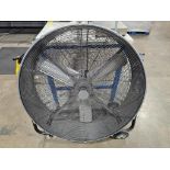 CD 36" Barrel Fan On 2-Wheel Stand, Speed Regulator