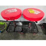 (2) Torin Big Red Pneumatic Creeper Seats, 250 LB. Capacity