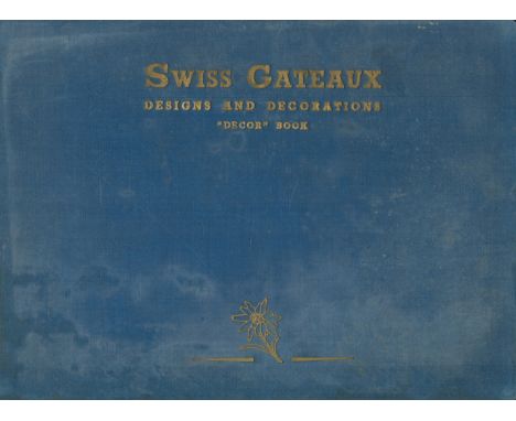 Swiss Gateaux Design and Decoration. New Swiss Manual of design and decoration. Translated by Walter Bachmann. 1st English Ed