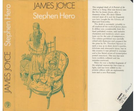 James Joyce Stephen Hero Publisher Jonathan Cape. The original draft of "A Portrait of the Artist as a Young Man" was thrown 