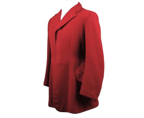 KILGOUR, FRENCH & STANBURY OF LONDON: A GENTLEMAN'S RED HUNTING COAT size 40"Provenance: A Private Collection of Clothing & A