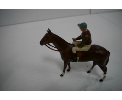 Britains unboxed Racing Colours Mr S. Wootton, G, minor chips and slightly bent whip,