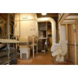 Dust Collector w/Rotary Valve, Blower, 15 HP Motor, 230/460 Volt, ID DC-421