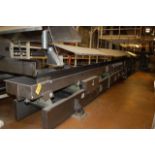 FMC Model #BL Vibratory Conveyor, Approx. 80 ft. Length x 23 in. Wide, Includes Hanging Cover, 460