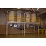 Hoffman (4) Receiving Bins & Dust Collectors, Structure Base