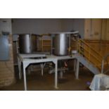Hoppers w/Slide Gates, Structure, Stair