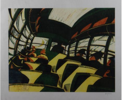 After Cyril Edward Power: giclee print, "The Sunshine Roof", and Donald Hamilton Fraser: "Beachscape near Durness", both unfr