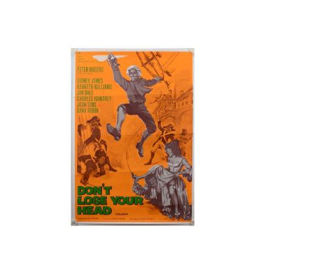 Carry On Don't Lose Your Head (1967 RR) UK One Sheet Poster, UK one Sheet for the re-release of the classic Carry On film sta