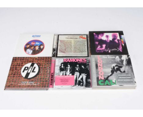 Punk / New Wave CDs, approximately ninety mainly Punk and New Wave CDs with artists comprising The Clash, Sex Pistols, Public