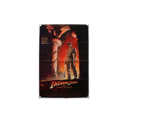 Indiana Jones and The Temple Of Doom (1984) One Sheet Poster, A One Sheet movie poster for the Spielberg adventure starring H
