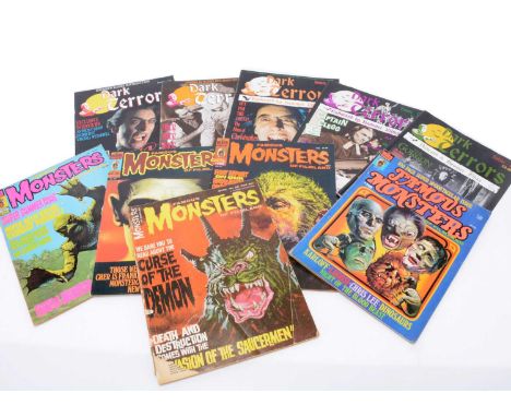 Film Horror Magazines / Hammer plus, collection of more than forty mainly Film Horror Magazines comprising Famous Monsters of