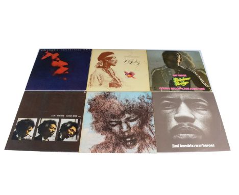 Jimi Hendrix LPs, twelve Jimi Hendrix LPs comprising Nine To The Universe, Crash Landing, Rainbow Bridge, War Heroes, Loose E