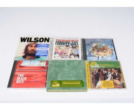 Beach Boys / Solo CDs, approximately sixty albums by The Beach Boys, Brian, Denis and Carl Wilson with titles including Pet S