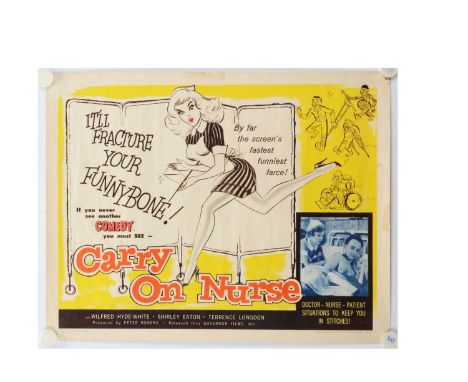 Carry On Film Posters, five Carry On Film posters comprising US One Sheet posters for Carry On Nurse (folded with a couple of