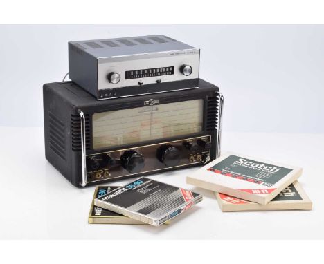 Eddystone Receiver / Leak Tuner / Magnetic Tapes, Eddystone Radio Receiver  type S750 s/n G12416 good condition together with