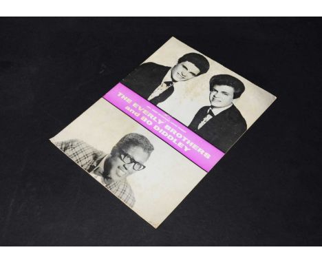 Rolling Stones Programme 1963, a programme for the Everly Brothers and Bo Diddley tour including The Rolling Stones on their 