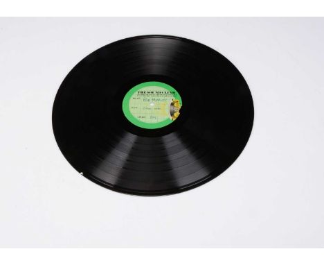 Bob Marley Acetate, a full album Acetate for the 'Legend' LP from 1984 - Sound Clinic labels - VG visually, has been played t