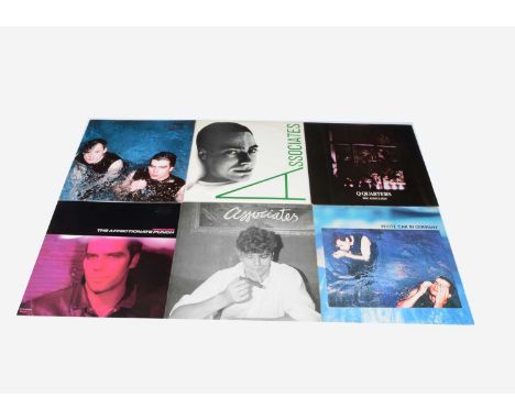 Associates LPs / 12", three albums and fifteen 12" singles by the Associates comprising LPs: Perhaps, Sulk, Fourth Drawer Dow