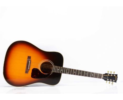 Gibson J-30 Acoustic Guitar, Gibson J-30 Acoustic Guitar six string Sunburst s/n 92110002 excellent condition with spare stri
