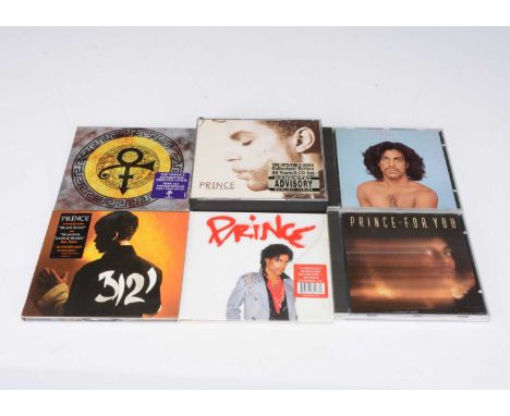 Prince CDs, approximately seventy Prince albums with titles including The Hits / The B Sides, Emancipation, The Scandalous Se