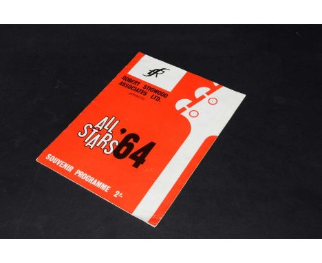 Rolling Stones Programme 1964, All Stars '64 Concert Programme from January 1964 featuring The Rolling Stones plus Jet Harris