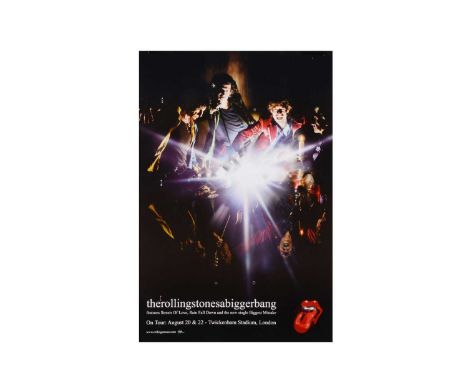 Music Posters plus, twelve Posters, mainly for Tours and concerts with artists including Rolling Stones ('A Bigger Bang' on h