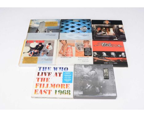 Who / Solo CDs, approximately twenty-seven CDs by The Who and Solo members with several remastered editions and with titles i