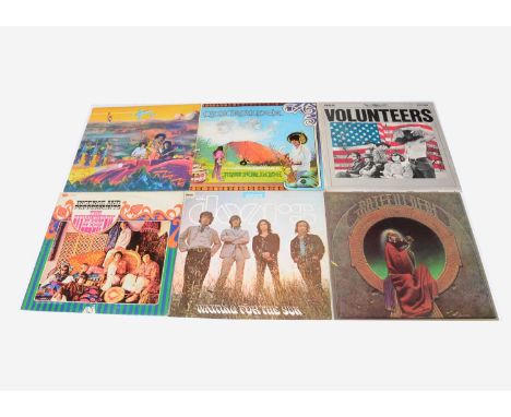 USA Psychedelic Rock LPs, sixteen albums of mainly USA Psychedelic and West Coast Rock with artists comprising Jimi Hendrix, 