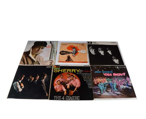 Sixties LPs, approximately seventy albums of mainly 1960s artists including The Beatles, Rolling Stones, Bob Dylan, Elvis, Du