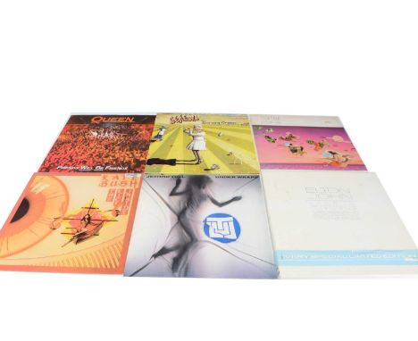 LP Records / 12" Singles, approximately forty albums of various genres with artists including Talk Talk, Kate Bush, Queen, Ge
